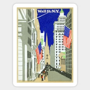 1915 Wall Street, New York City Sticker